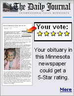Having voting activated for the obituaries in this newspaper must be a mistake. But, before they find out and turn it off, vote for your favorite deceased person.